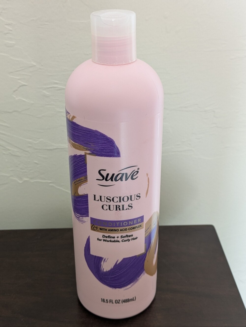 Suave Luscious Curls Conditioner - Pink